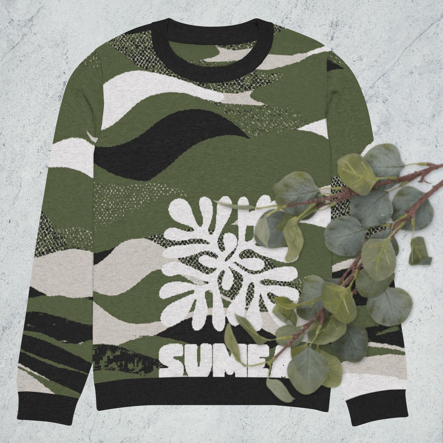 Fall 2024 Knitted crew neck sweater